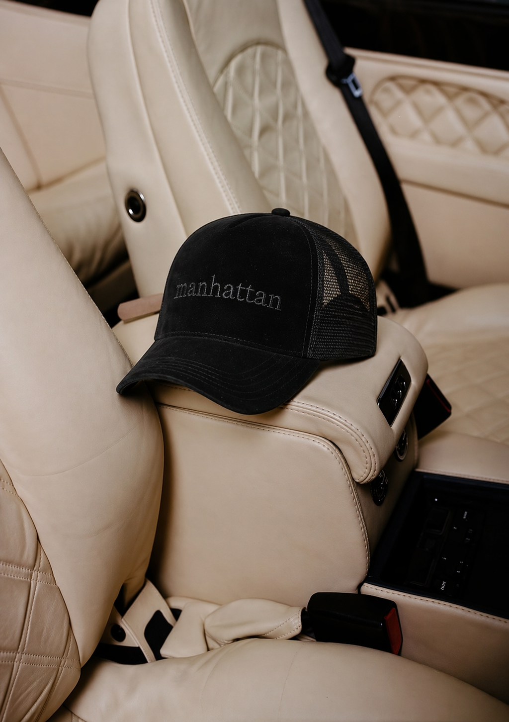 The Manhattan Suede Luxe Trucker
