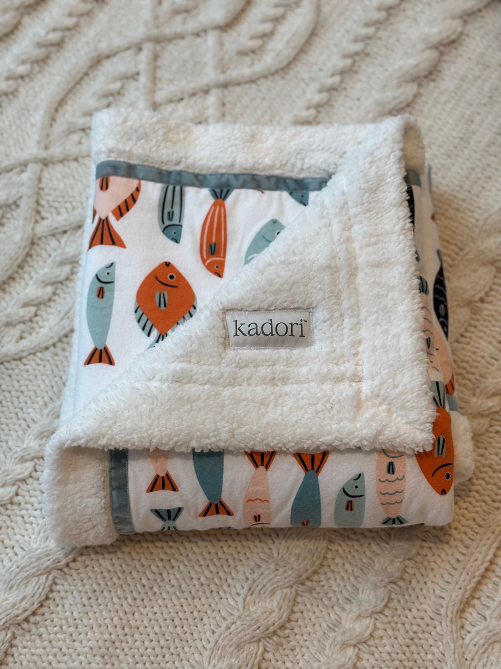 Just Keep Swimming Handmade Blanket
