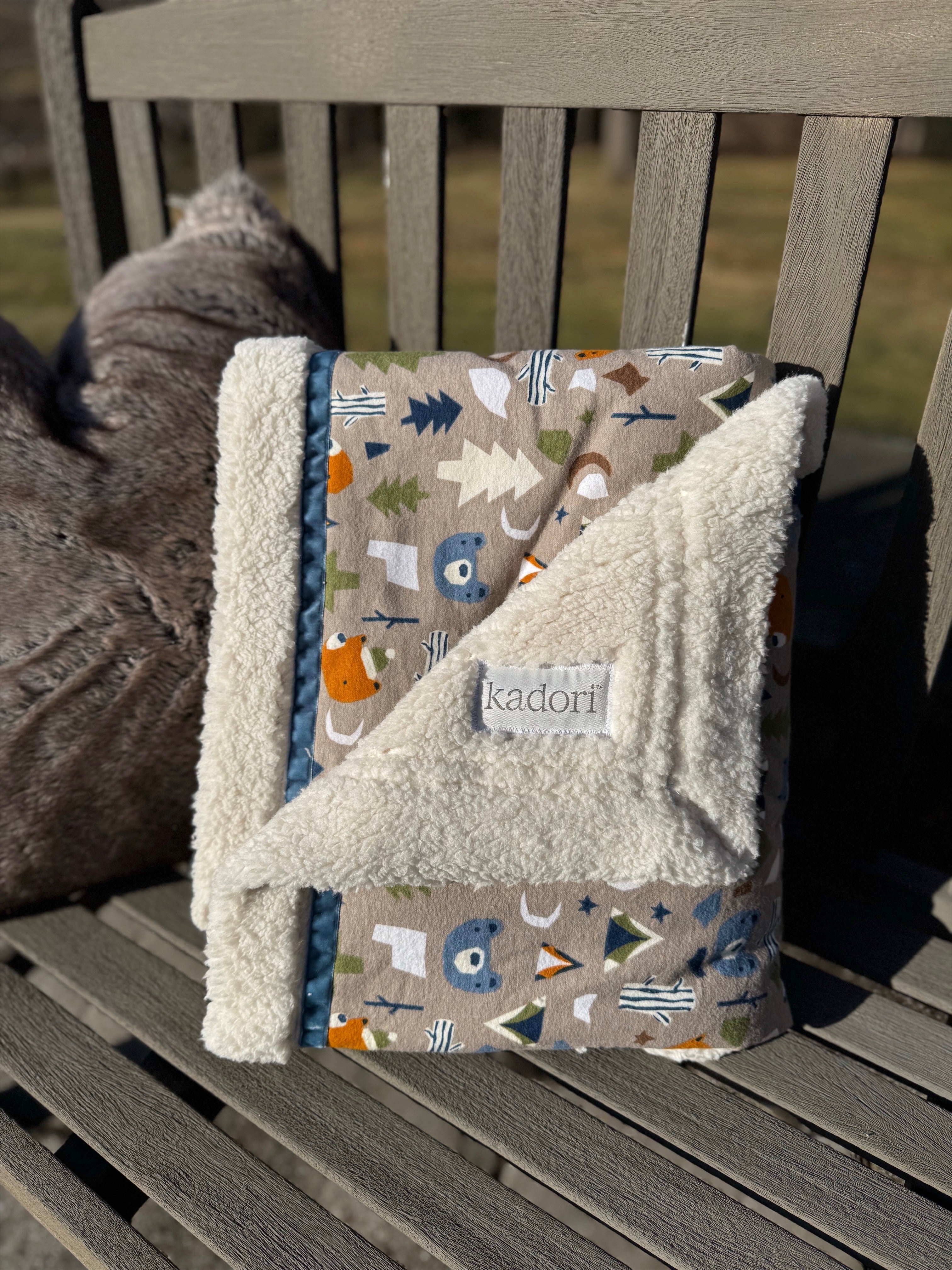 Blue Bears Handmade Blanket