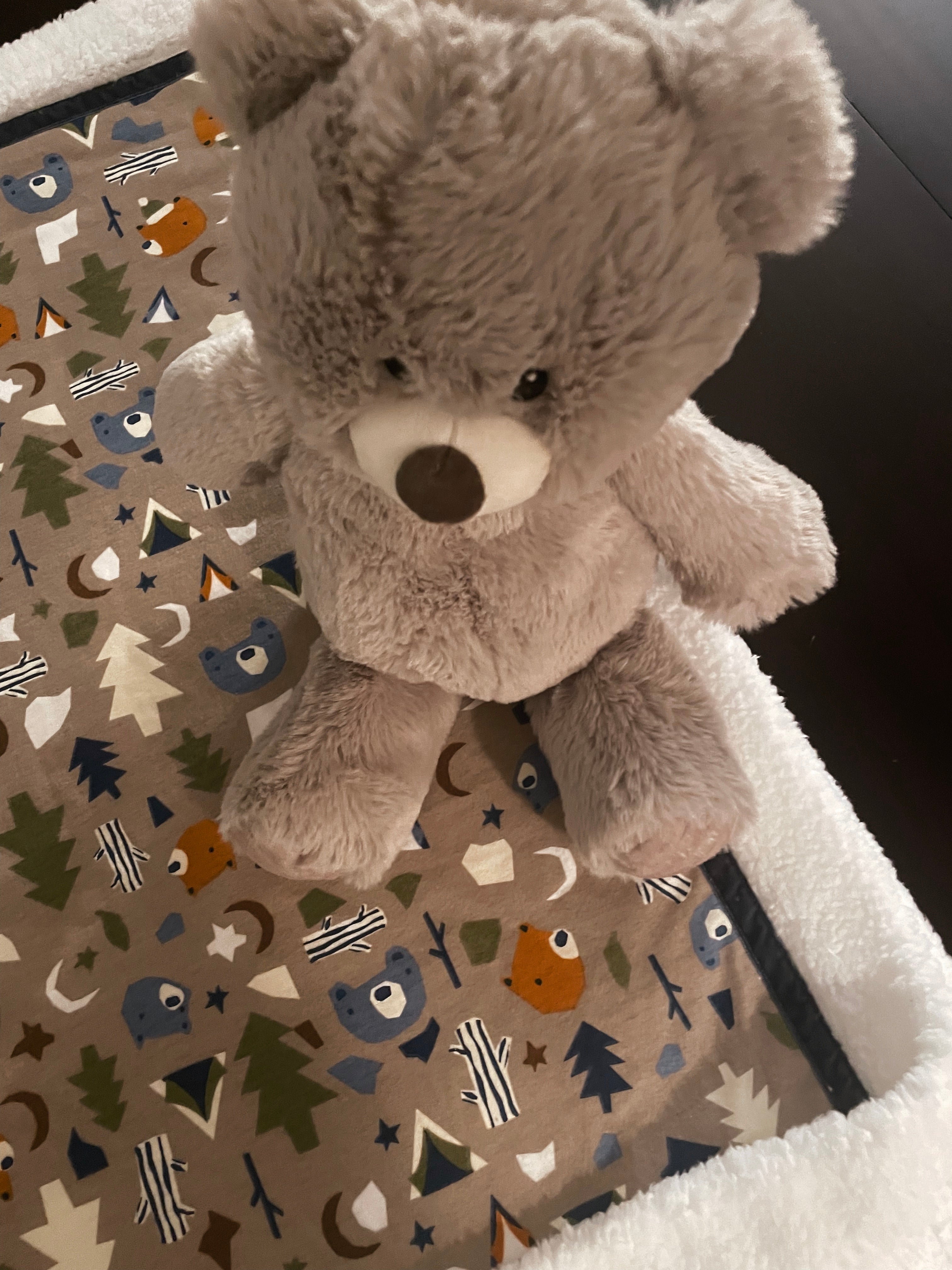 Blue Bears Handmade Blanket