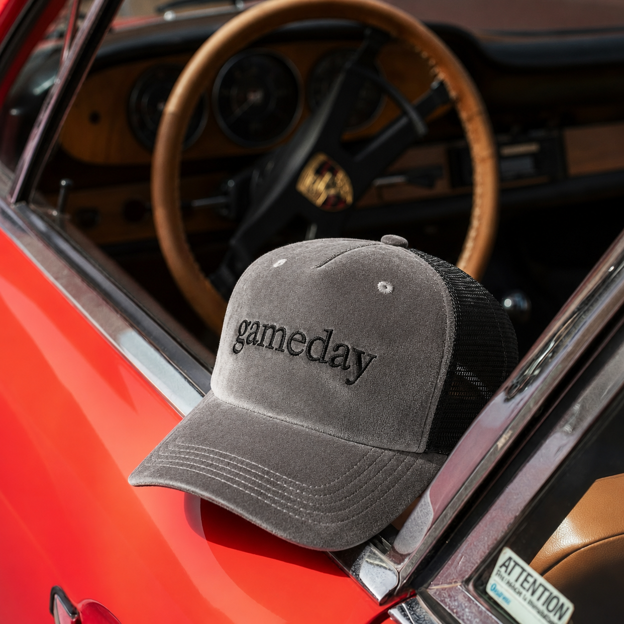 The Gameday Velvet Luxe Trucker