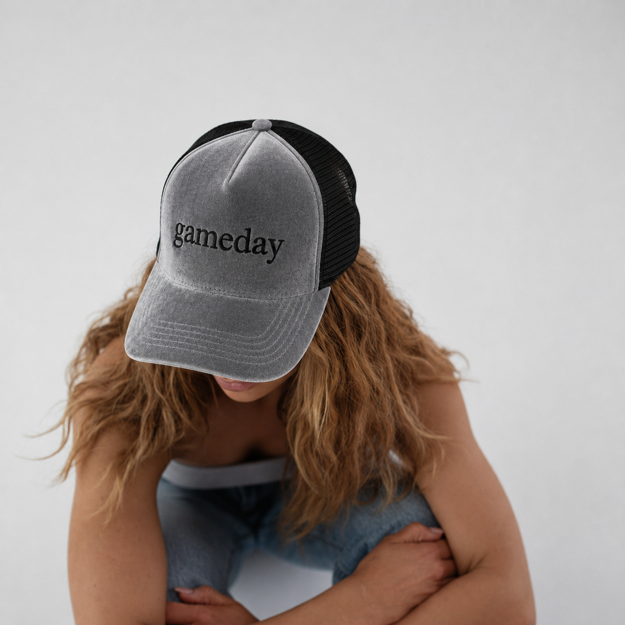 The Gameday Velvet Luxe Trucker