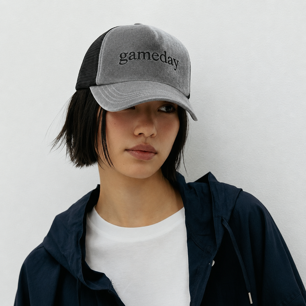 The Gameday Velvet Luxe Trucker