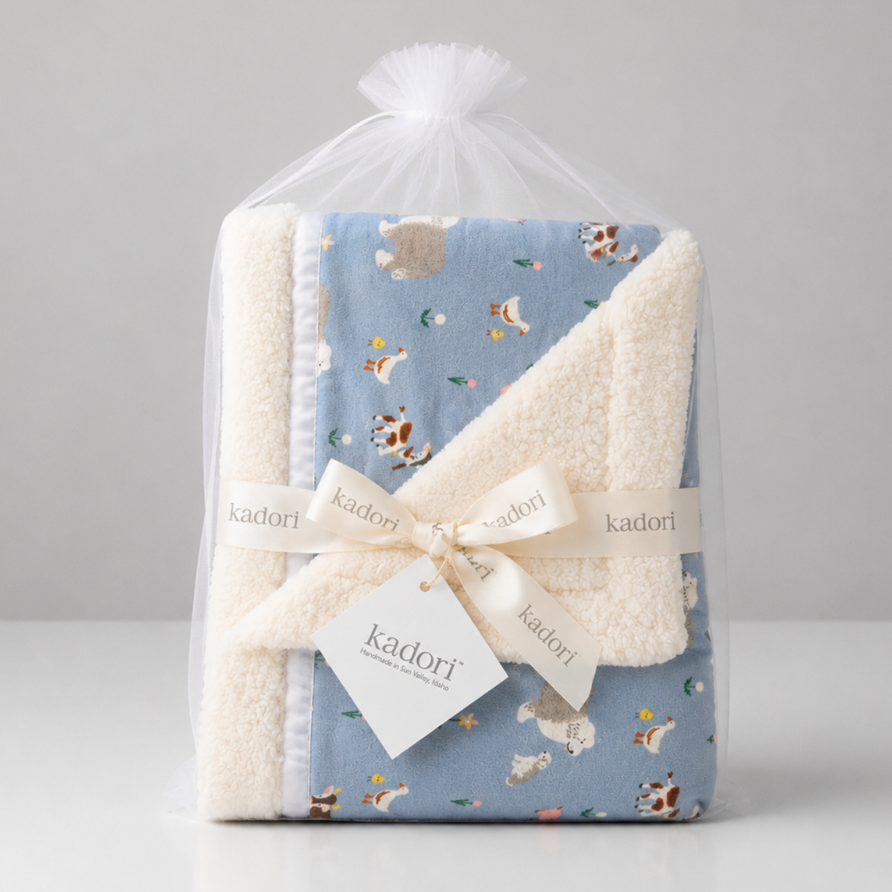 Farm Animals Handmade Blanket