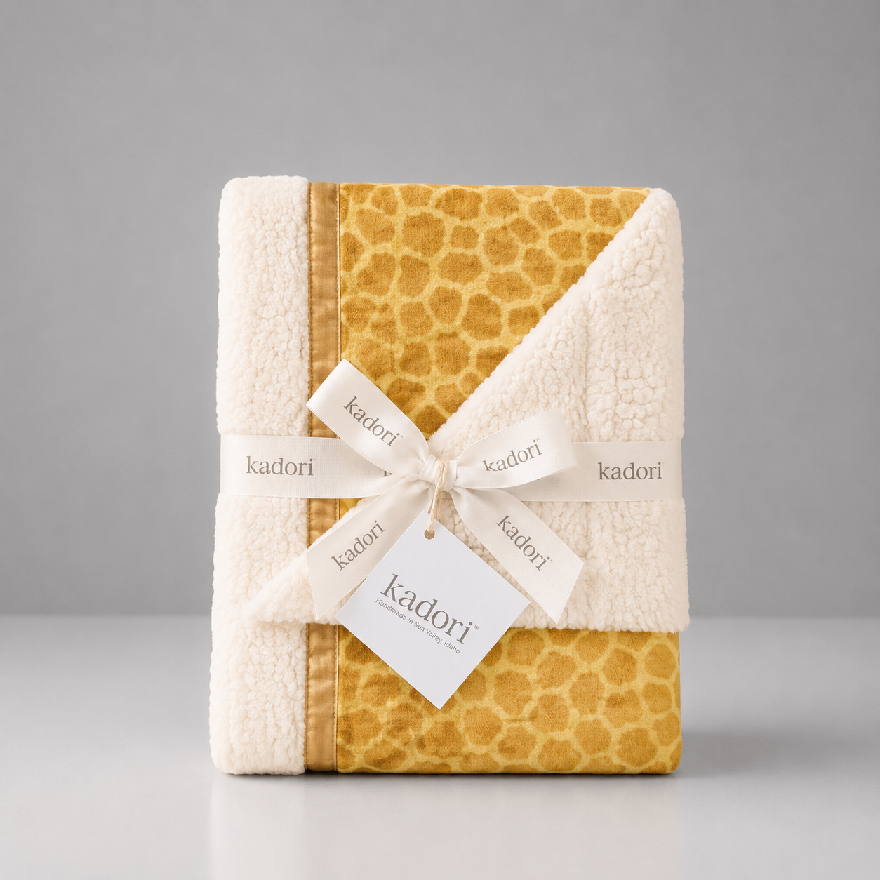 Giraffe Print Handmade Blanket