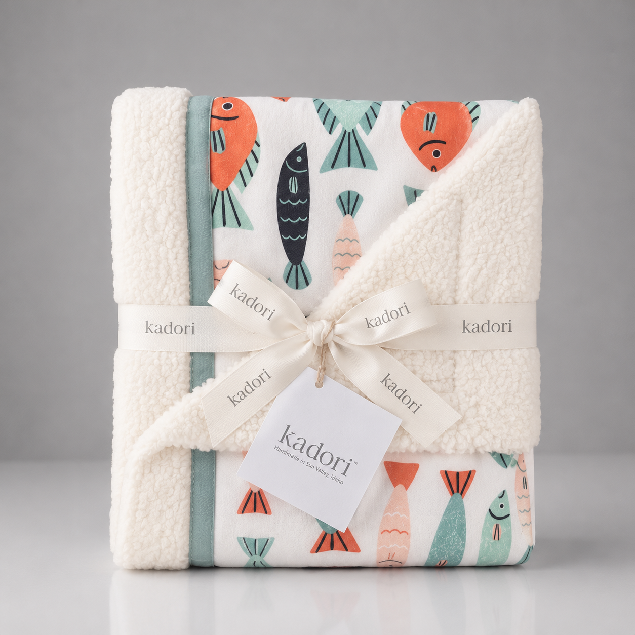 Just Keep Swimming Handmade Blanket