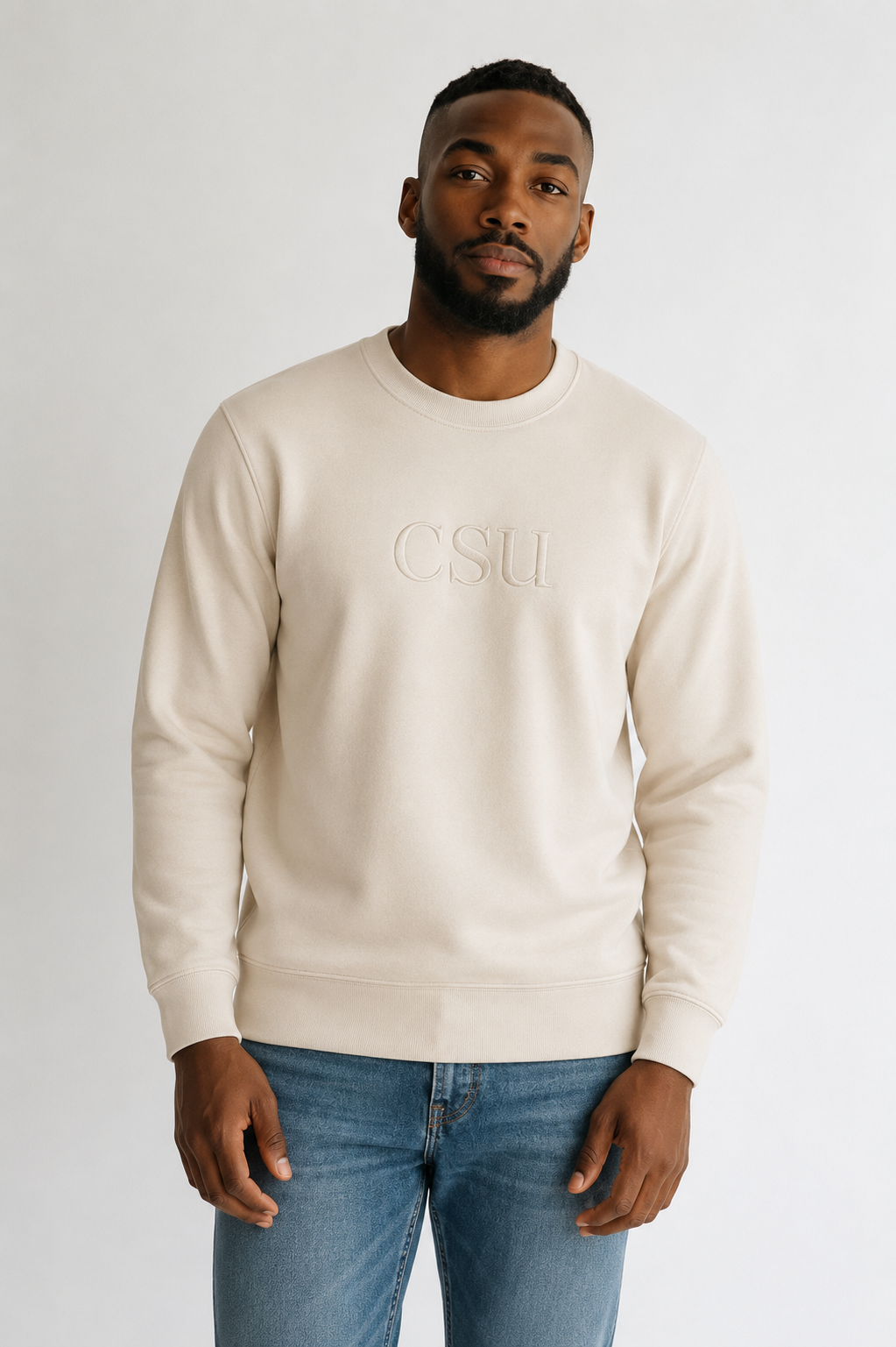 CSU Tone on Tone Crewneck