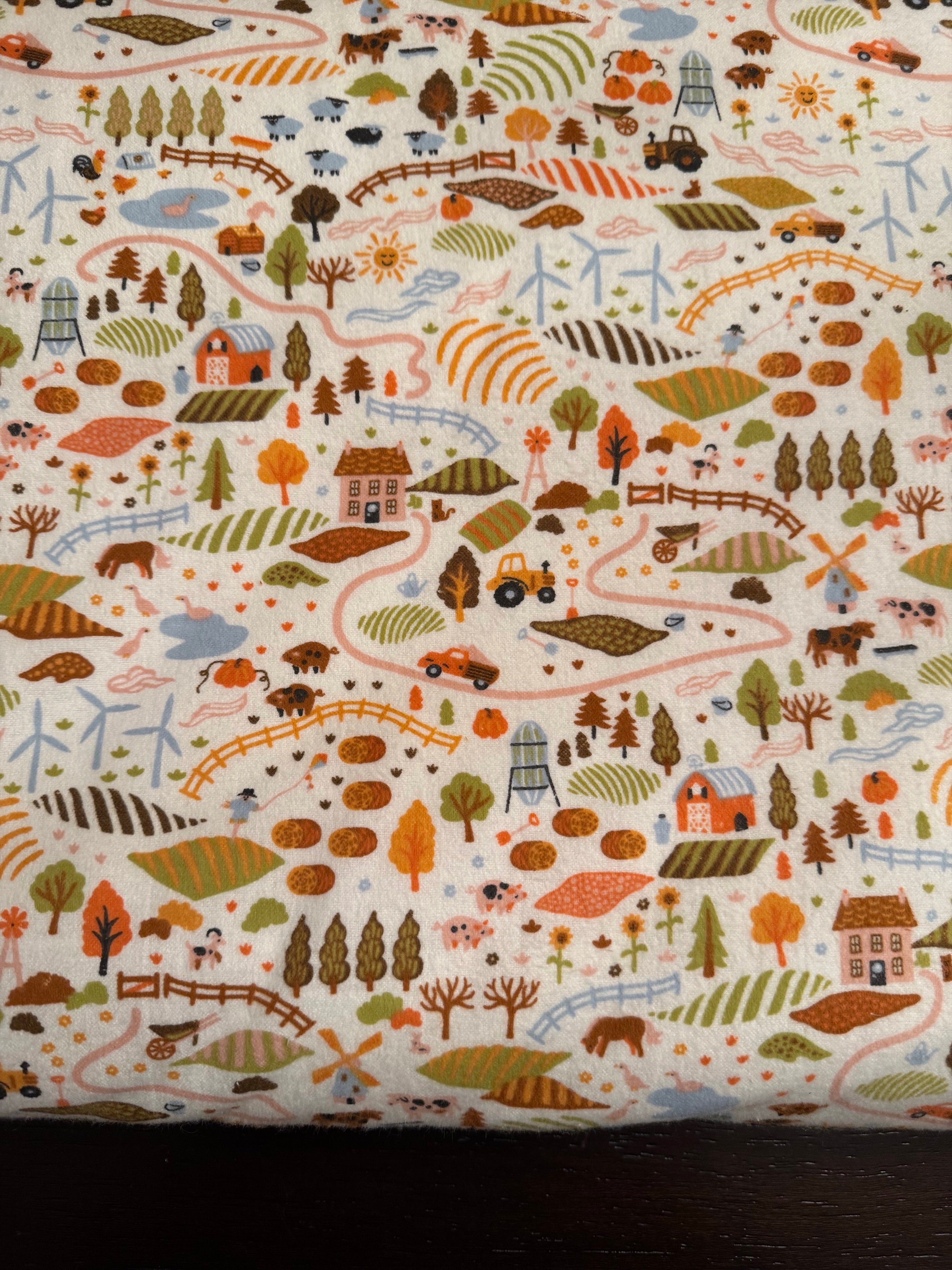 Country Farm Handmade Blanket