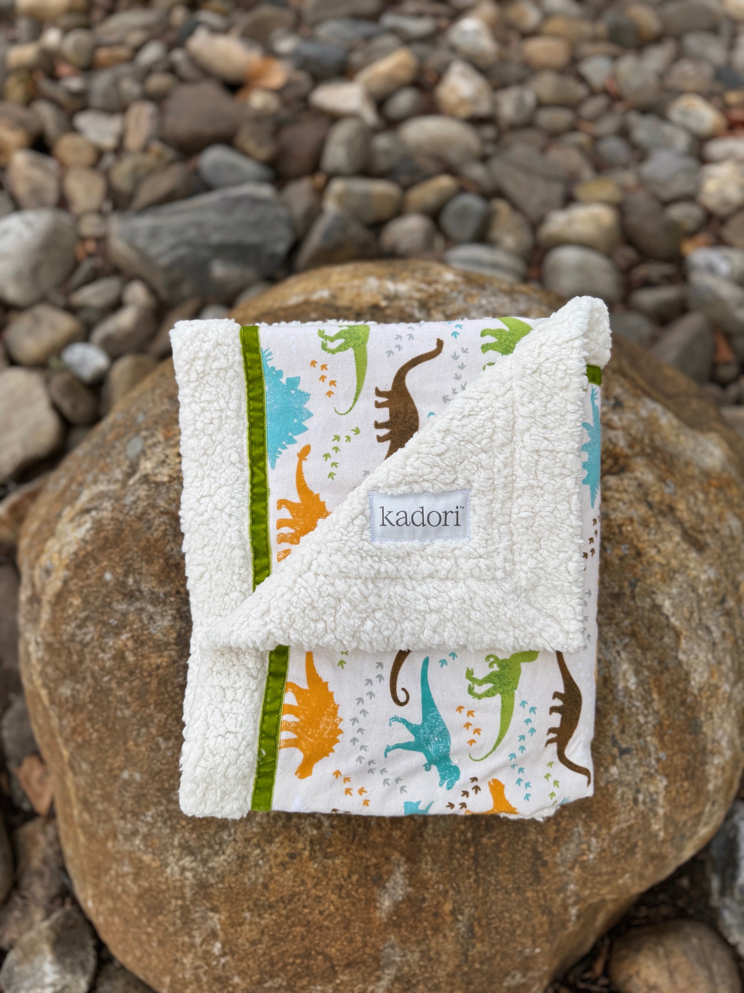Pastel Dinos Handmade Blanket