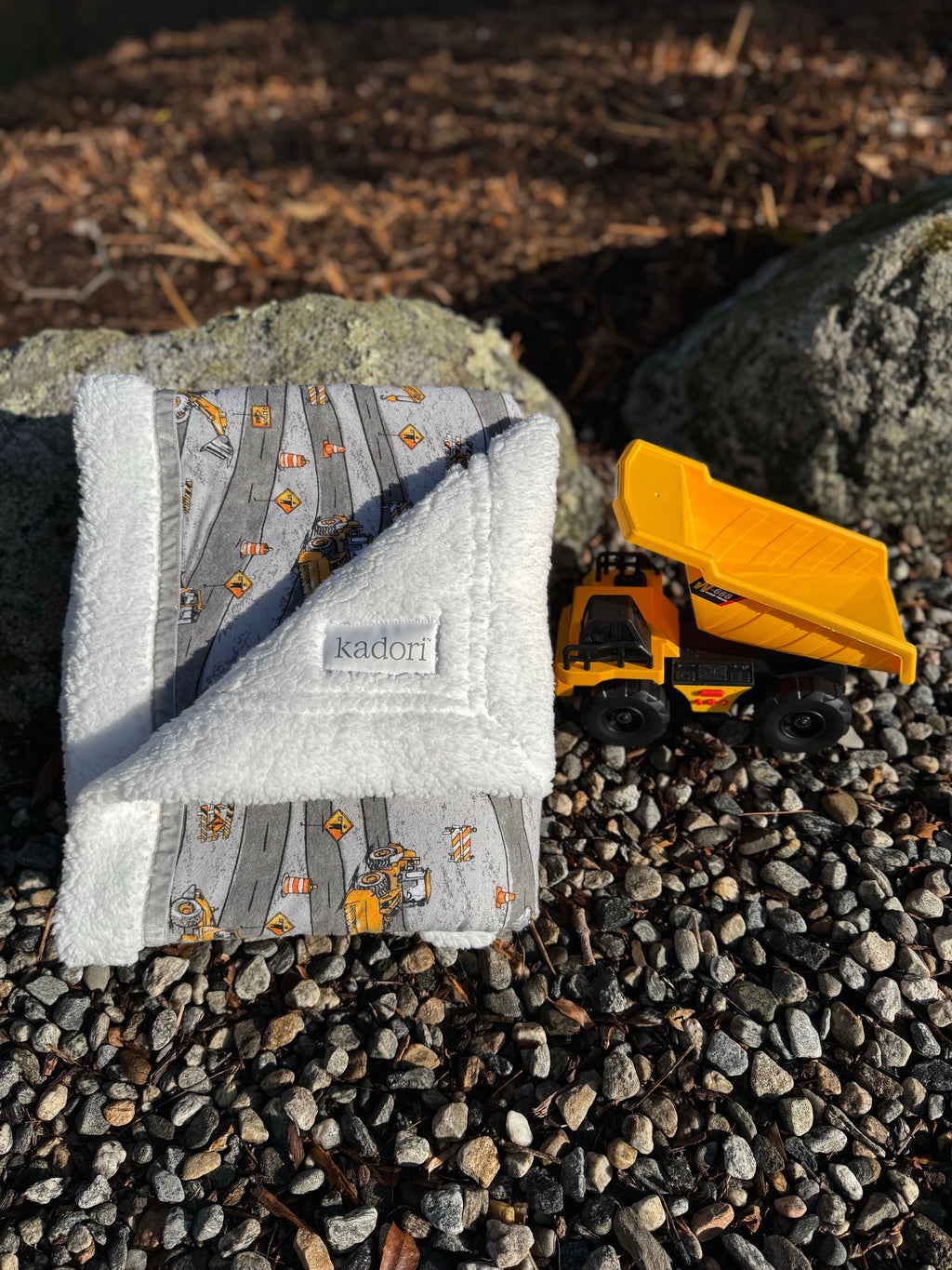 Dump Truck Handmade Blanket