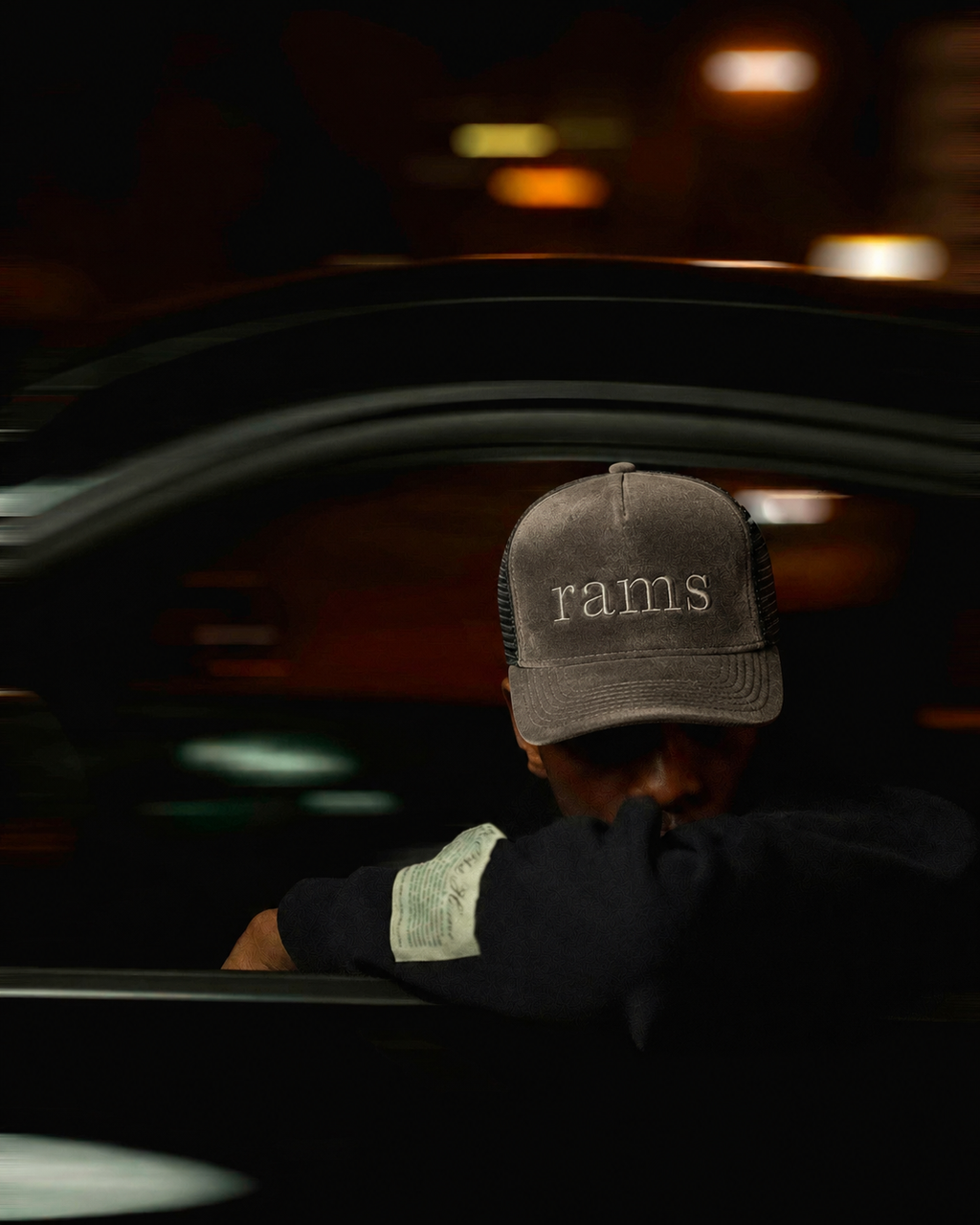 The Rams Velvet Luxe Trucker