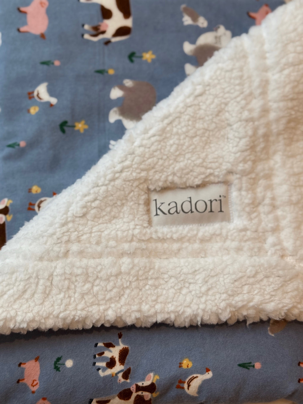 Farm Animals Handmade Blanket
