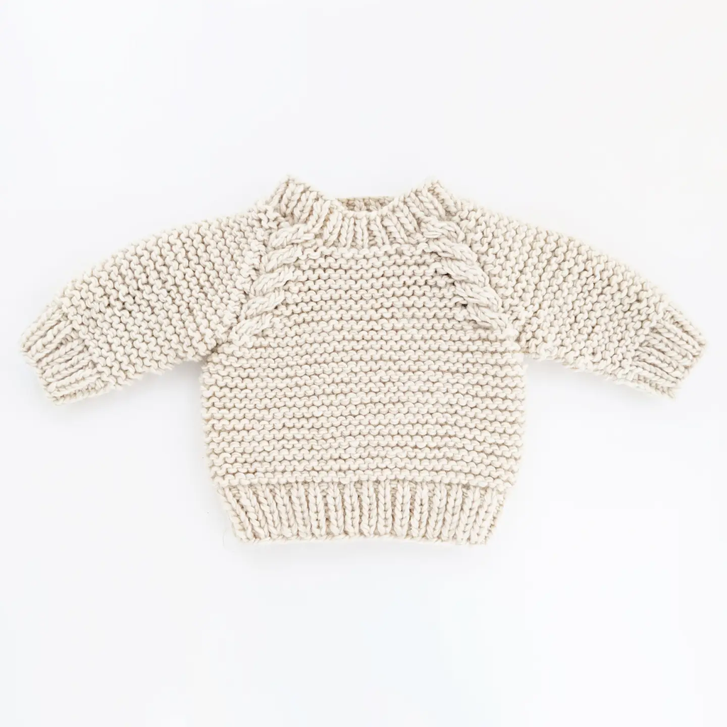 Natural Hand Knitted Sweater