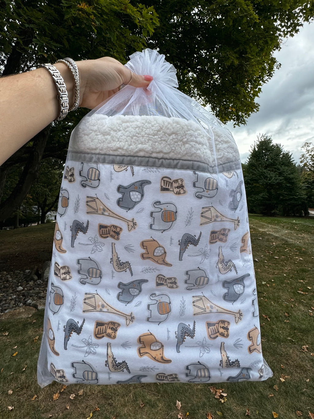 Jungle Animals Handmade Blanket