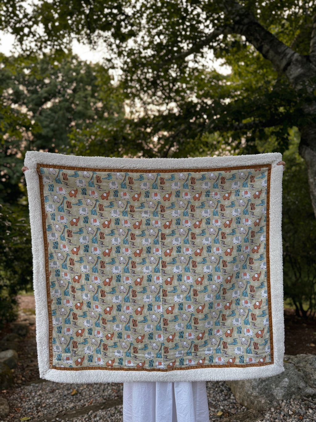 Jungle Animals Handmade Blanket