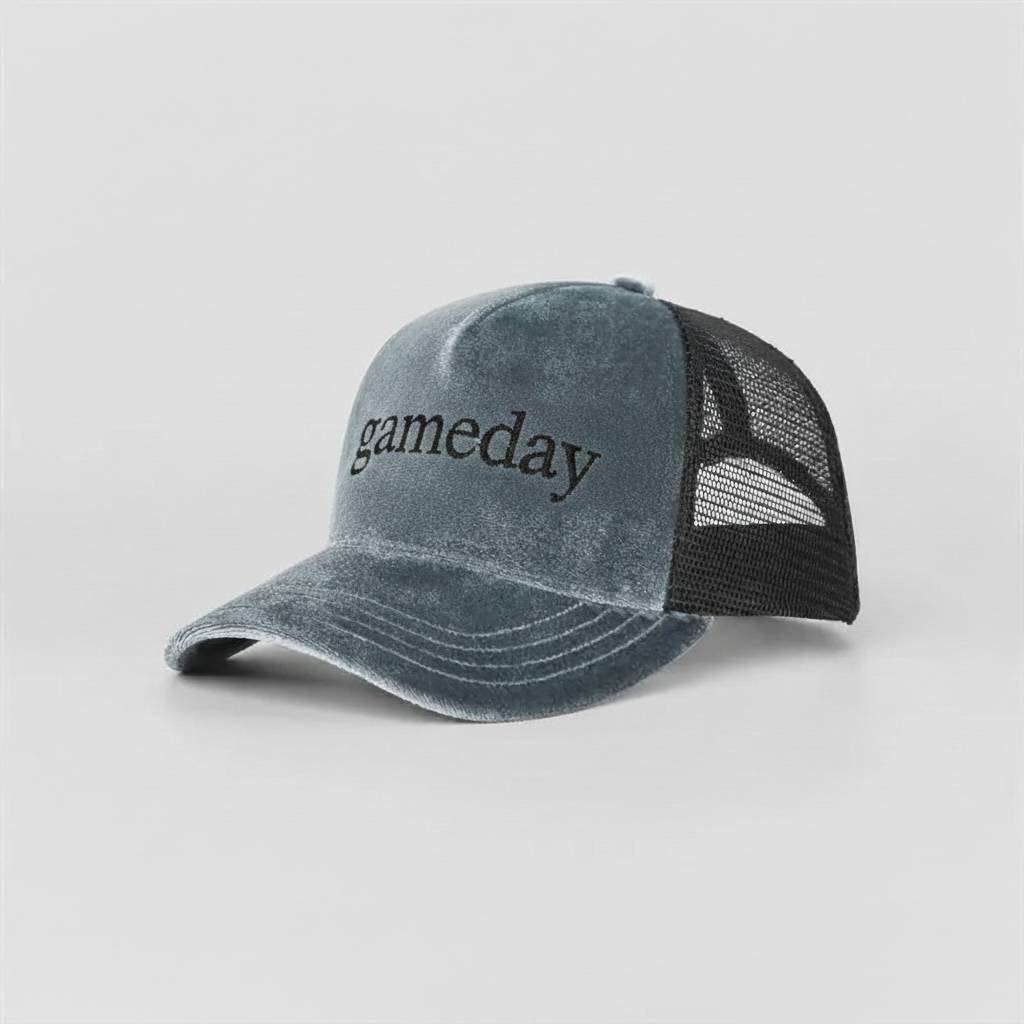 The Gameday Velvet Luxe Trucker