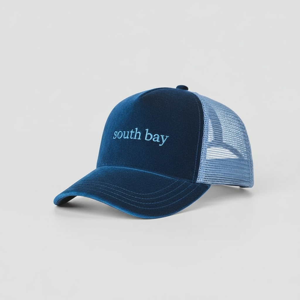 The South Bay Velvet Luxe Trucker