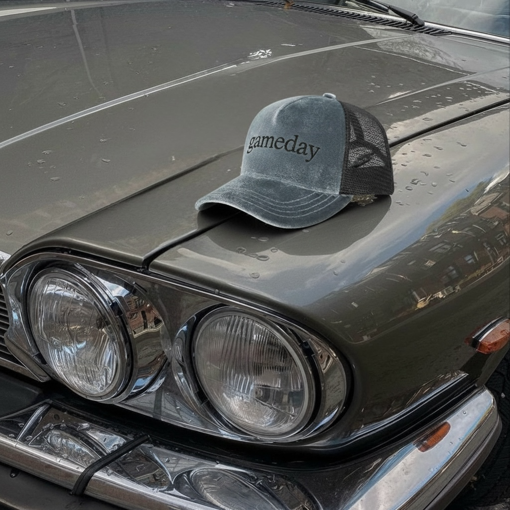 The Gameday Velvet Luxe Trucker