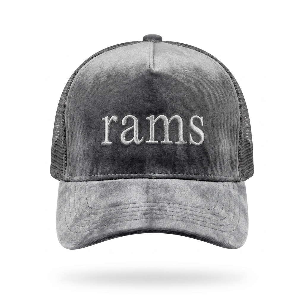 The Rams Velvet Luxe Trucker