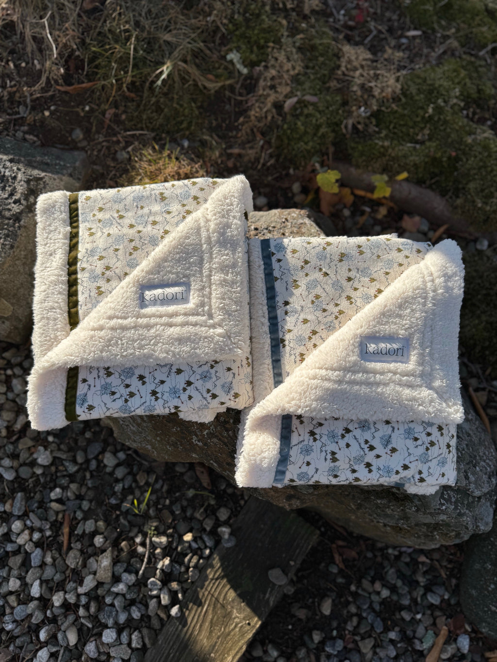 Mountain Map Handmade Blanket