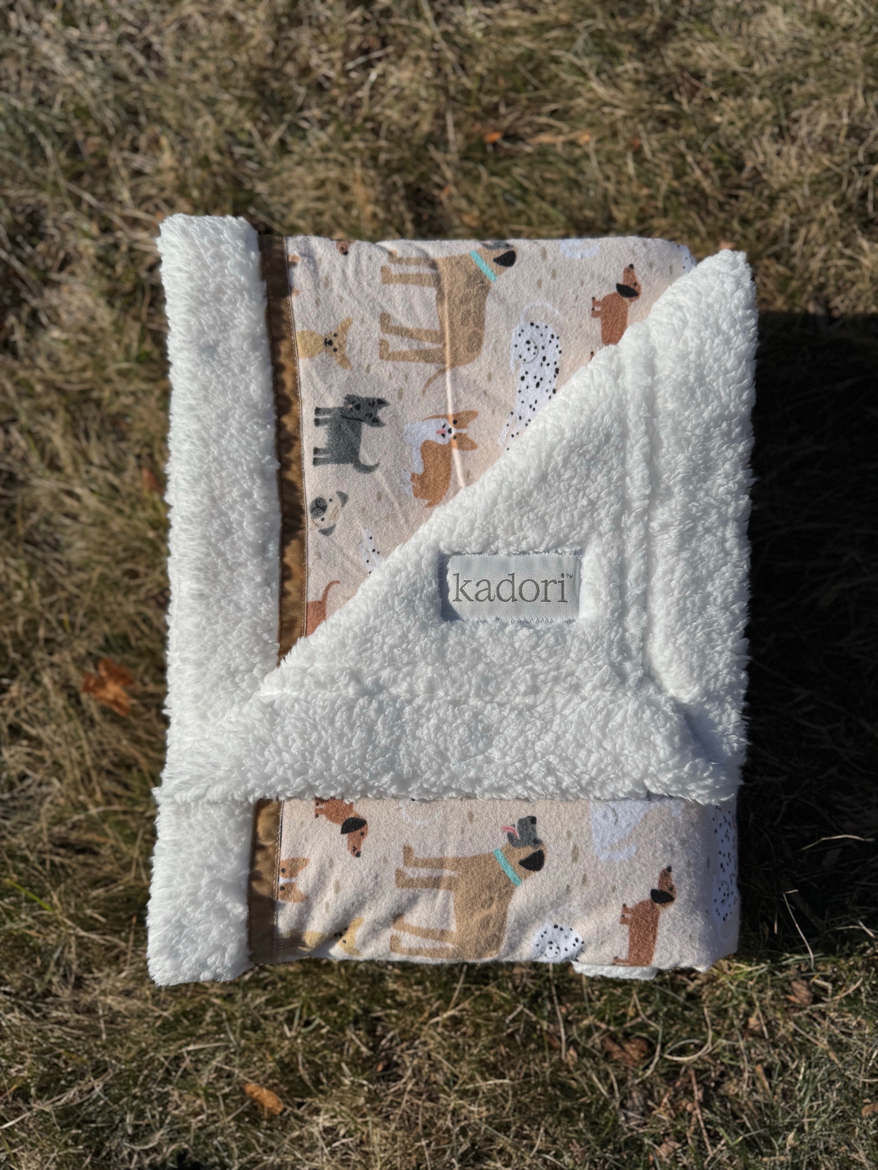 Who Let The Dogs Out Handmade Blanket