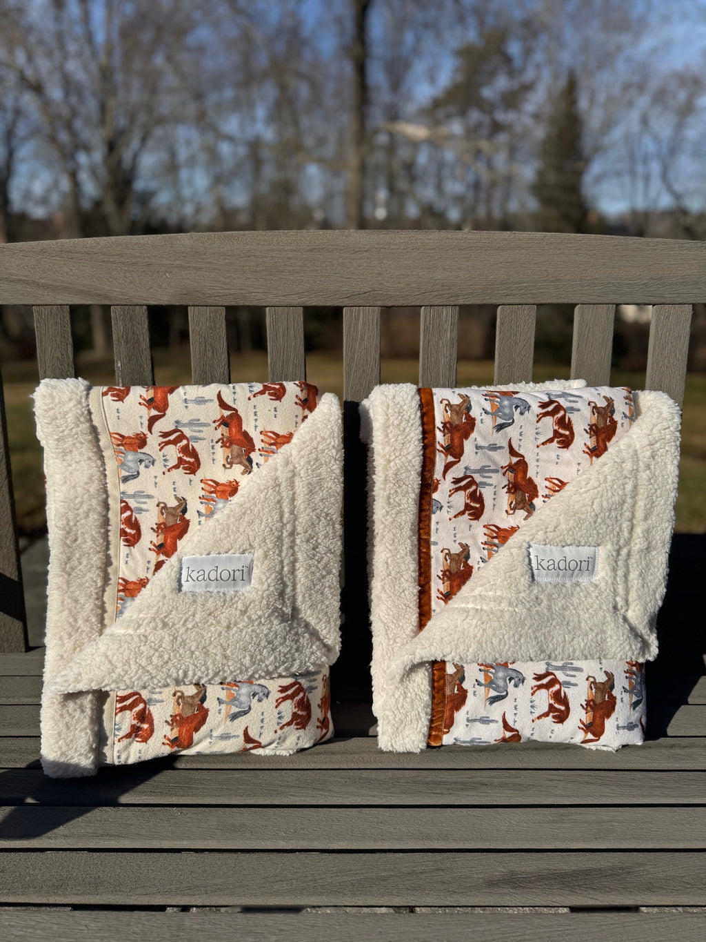 Herd of Horses Handmade Blanket