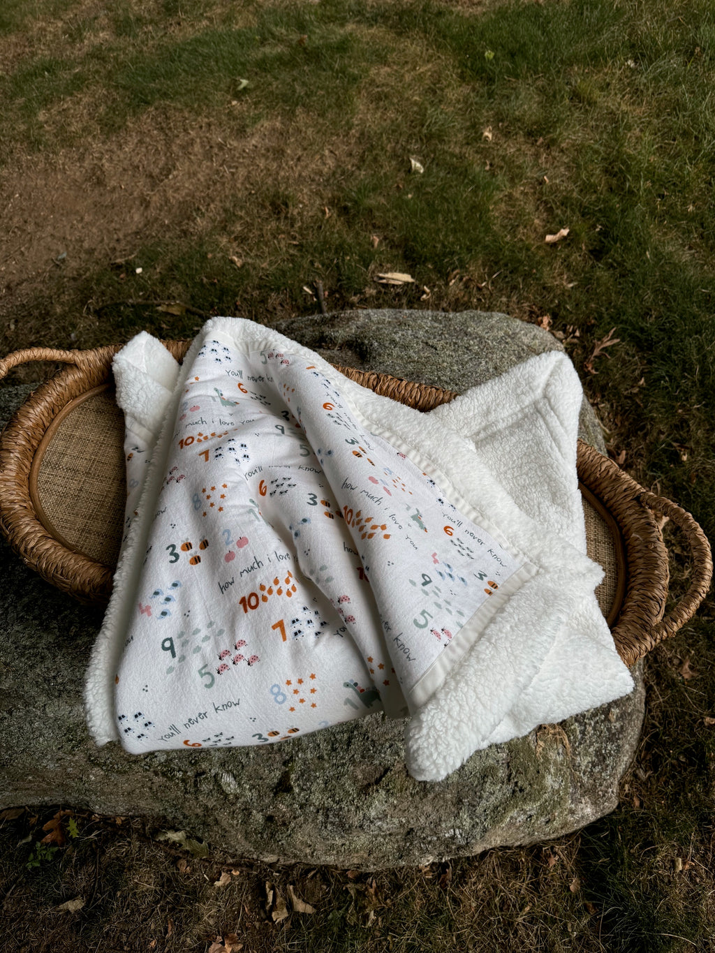 You'll Never Know How Much I Love You Handmade Blanket