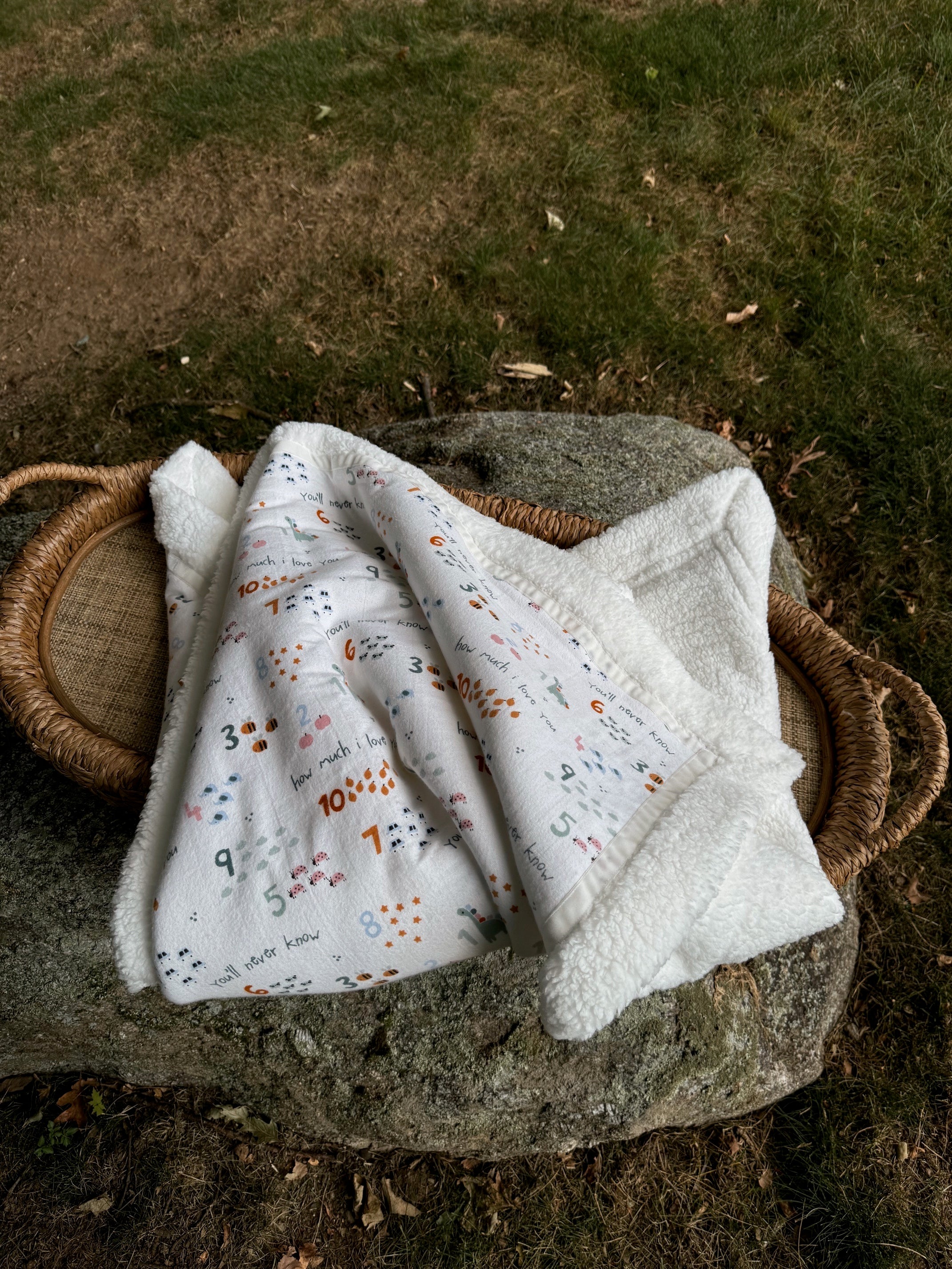 You'll Never Know How Much I Love You Handmade Blanket
